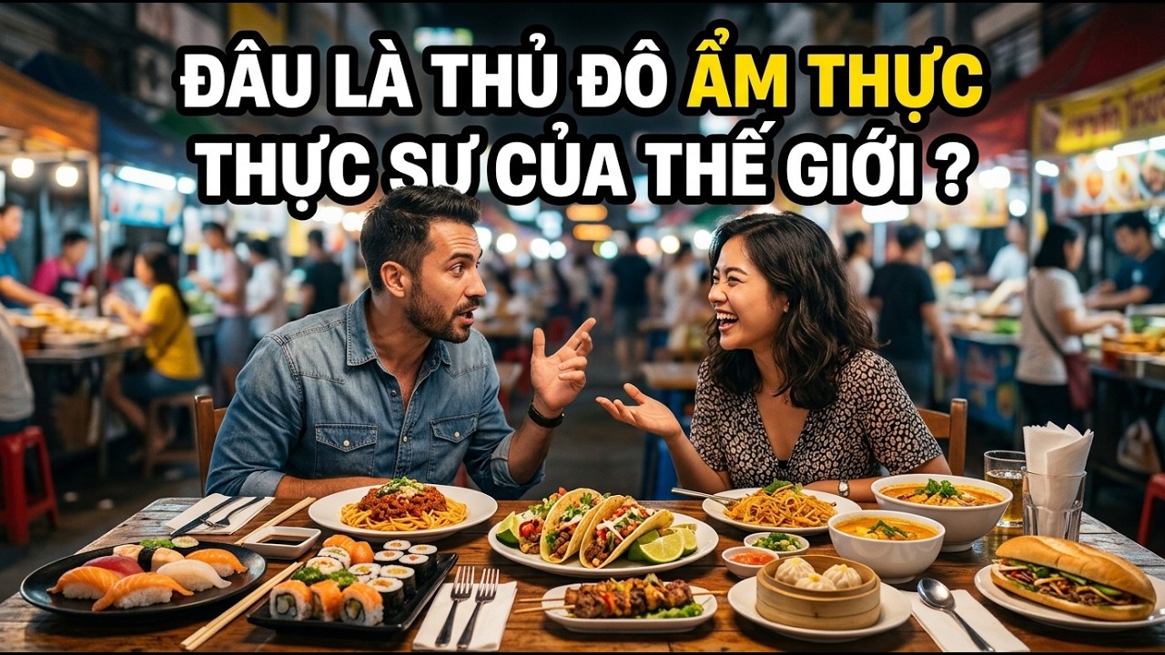 Sự Thật Bất Ngờ Về Việc Đâu Mới Là Thủ Đô Ẩm Thực Thực Sự Của Thế Giới