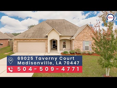 69025 Taverny Court, Madisonville, LA home video tour