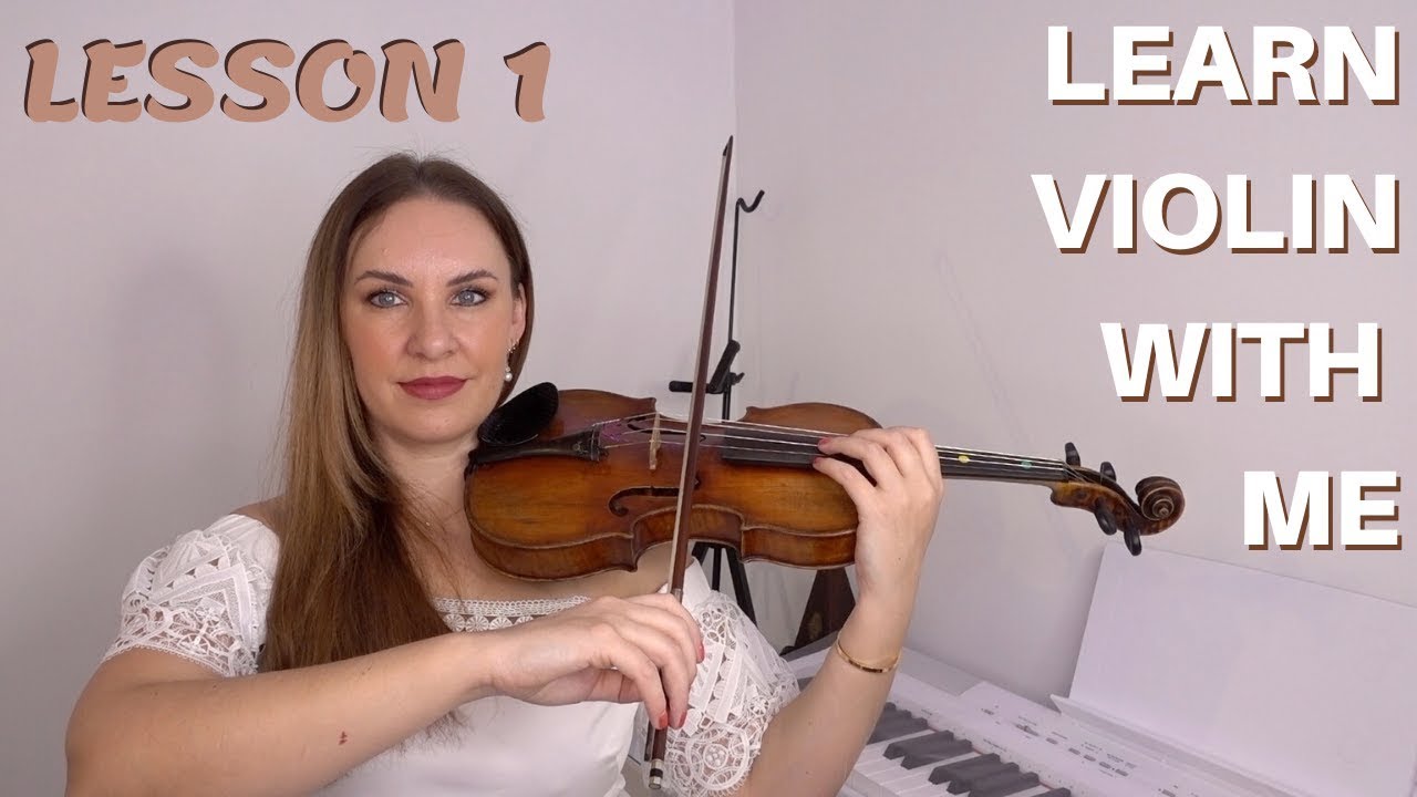 To Play Violin LESSON 1 - How to hold the violin & bow - YouTube