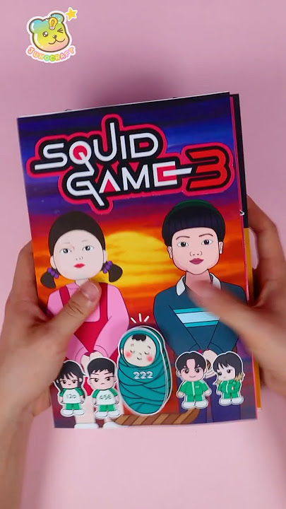 📕Handmade Squid Game3 Game Book❤️‍🔥