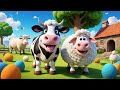 Humpty Dumpty Sat on the Farm – Learning Farm Sounds | Fun Educational Song for Kids | Nursery Rhyme