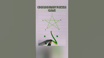 One line draw puzzle game #iqtest #puzzlegame #puzzle #drawing #satisfying #drawing #testiq #shorts