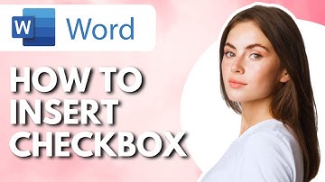 How To Insert Checkbox In Word - Full Guide