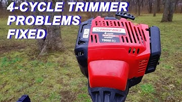 4 cycle Troy Bilt trimmer won