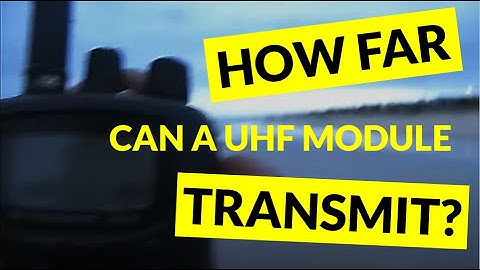 Experiments with low power UHF data transmitter modules: Part 6