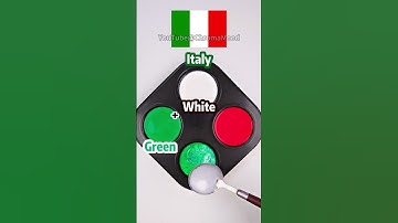 Liquid Flag Alchemy - Hypnotic Color Fusion ASMR #asmr #ColorMixing