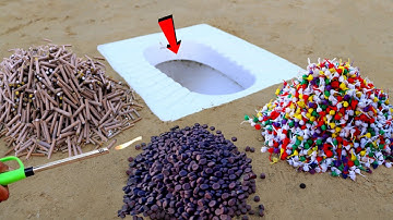 20000 पटाके vs Toilet seet | 3 Different Types Of patake Testing 2024 | Unique पटाका Idea