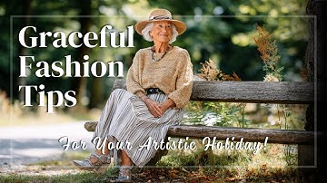 Senior Boho Stijlgids 🎀 Luxe outfits met artistieke vakantieverfijning