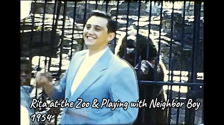 1954   Rita Capozzi at Zoo & Playing With Neighbor...