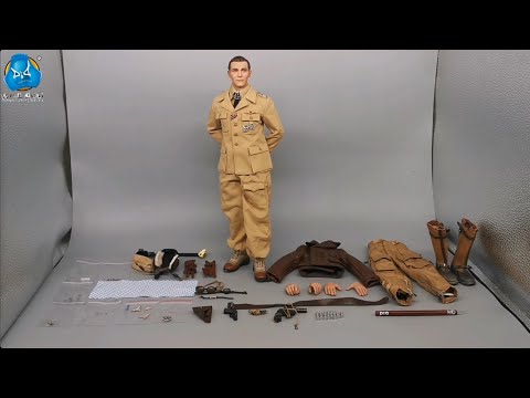 Unboxing Video Of D80154 Wwii German Luftwaffe Flying Ace Star Of Africa - Hans-Joachim Marseille