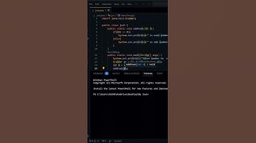 Java Program to check numbers odd or even. #java #programming #tutorial #coding #developer #shorts