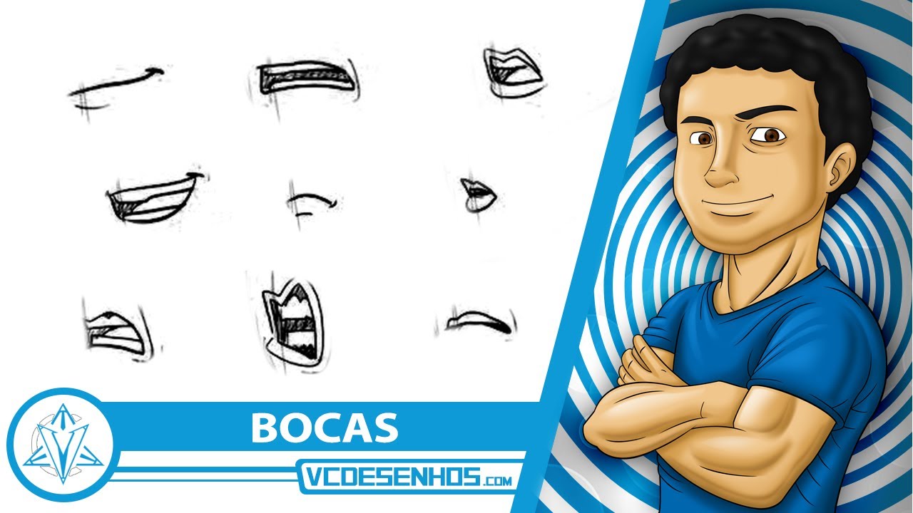 Rabisco Anime - Como desenhar boca✍.