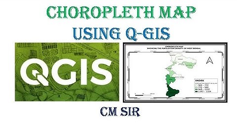 Choropleth Map Using QGIS. বাংলায় QGIS।