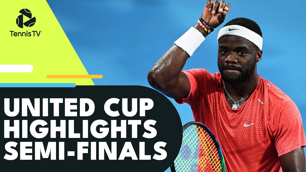 Swiatek & Pegula Lock Horns, Tiafoe, Musetti Feature | United Cup 2023 Semi-Finals Highlights Day 1