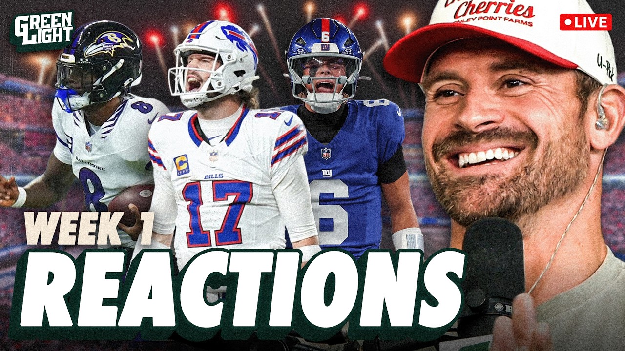 Josh Allen Beats Texans, Lamar Jackson Dominates & Are The Giants A Wagon? | NFL WK1 Reactions