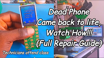 Full Short, Dead Tecno T312 Keypad Phone Troubleshooting and Repair Guide