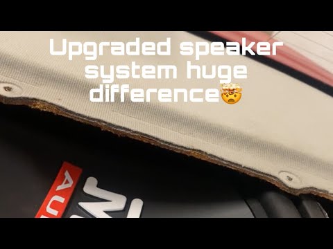 UPGRADING Speaker System in a audi a4 PART 2 (INSANE DIFFERENCE) - YouTube