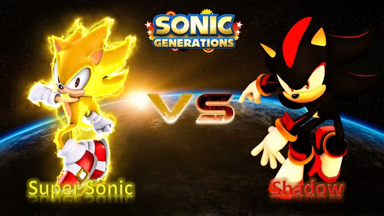 SUPER SONIC VS SHADOW THE HEDGEHOG 