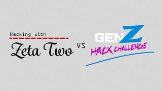 Blind solving the 2021 Gen Z Hack Challenge