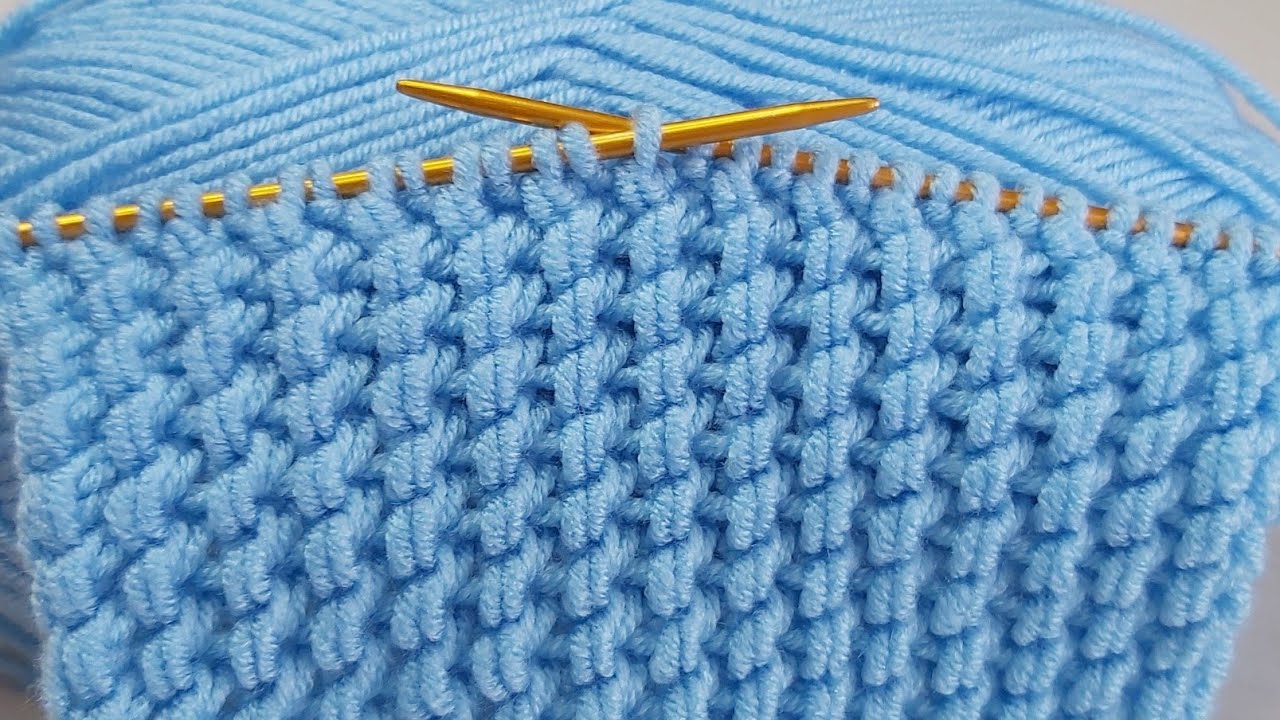İki günde yelek örün okadar kolay ✅iki şiş kolay örgü model anlatımı ✅crochet knitting