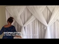 ShopWildThings Free Video How to Swag Pipe and Drape Fabric