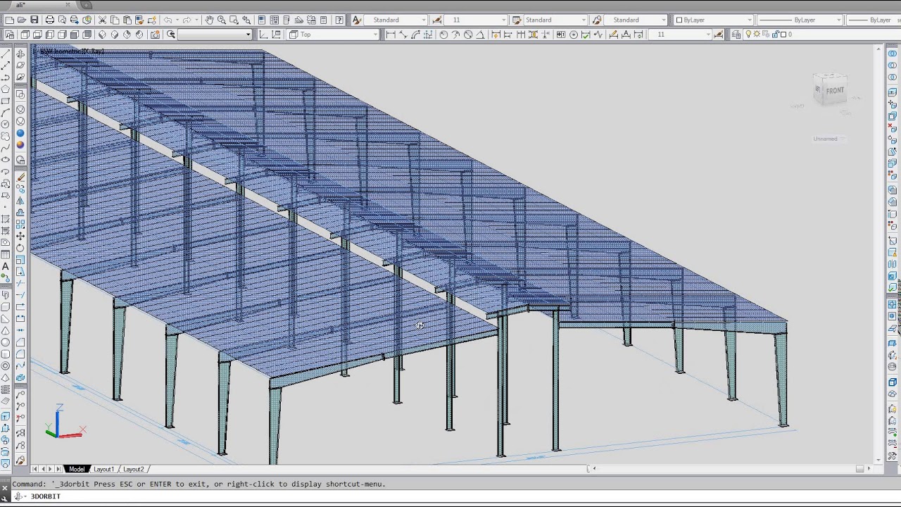 Dairy Farm  / Dairy Shed Design For 90' x 200' with 10'-0" height at side