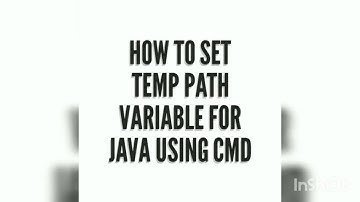 How To Set Temporary Path For Java.