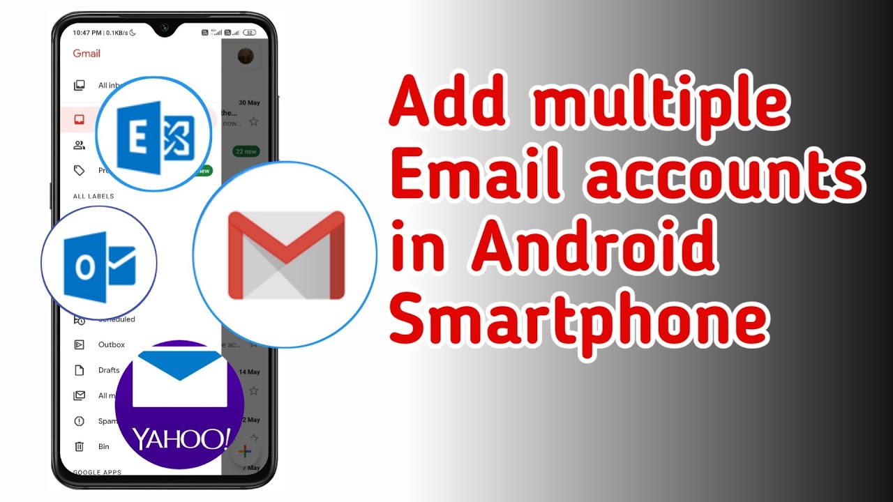 How To Add Multiple Email Accounts In Android Smartphone YouTube How To Add Multiple Email Accounts In Android Smartphone YouTube