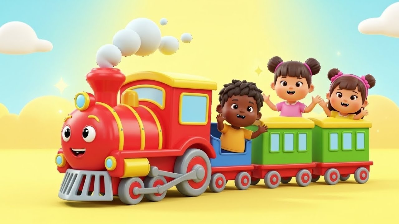 Choo Choo Train Song – Hindi Nursery Rhymes & Kids Learning Fun