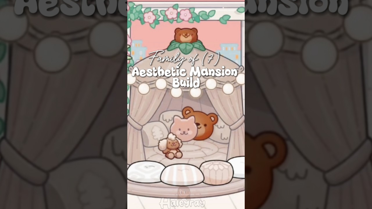 Family of (7) Aesthetic Mansion Build 