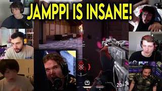 Valorant Streamers Reacts To BBL Jamppi Insane 1v2 Against FUT In VCT