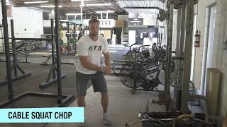 Cable Squat Chop
