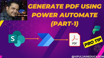 Generate PDF using Power Automate (Part-1) | SharePoint List Item | Power Platform