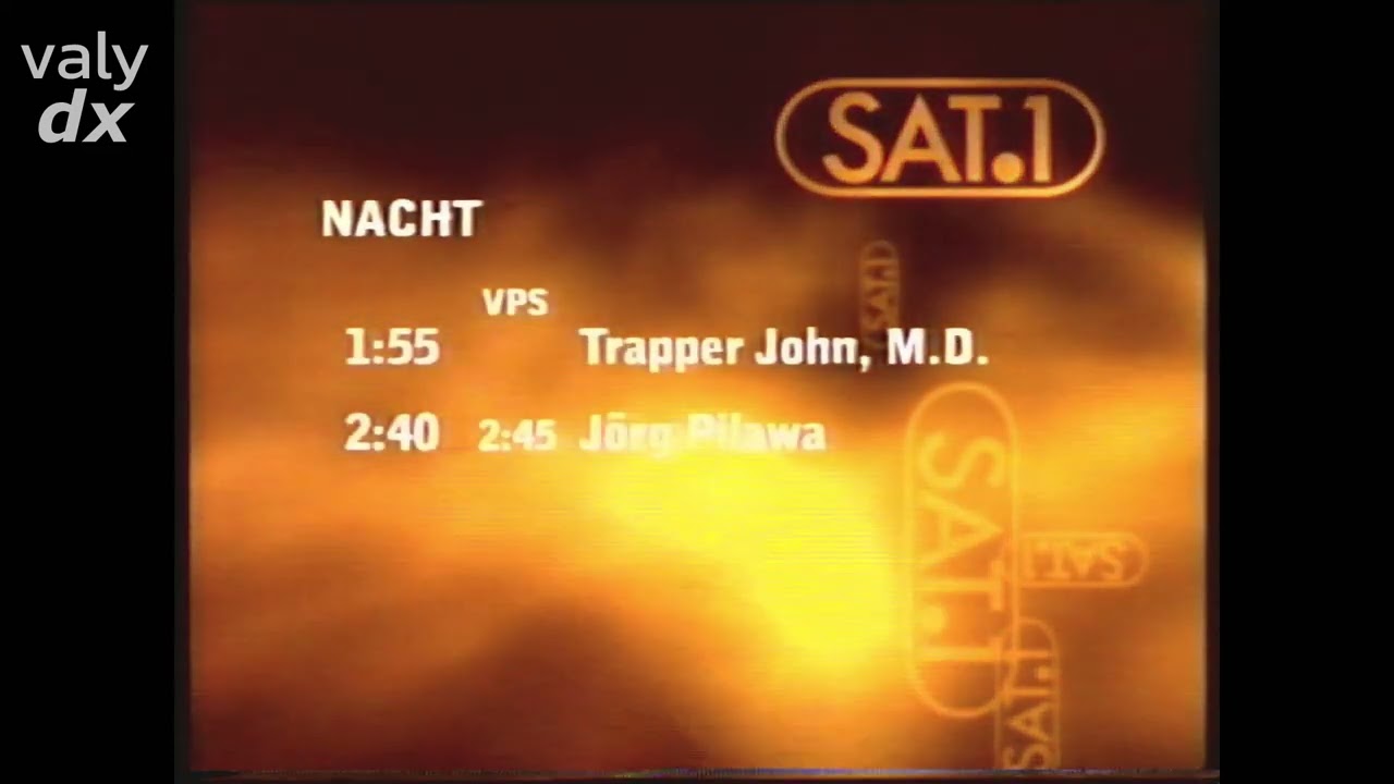 Sat.1 schedule / Programm (1999)