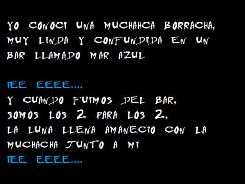 Watch the video for Muchacha borracha