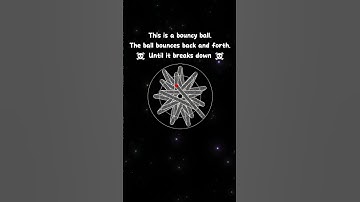 This is a bouncy ball.The ball bounces back and forth. Until it breaks down ☠ #spaceart #funny #art