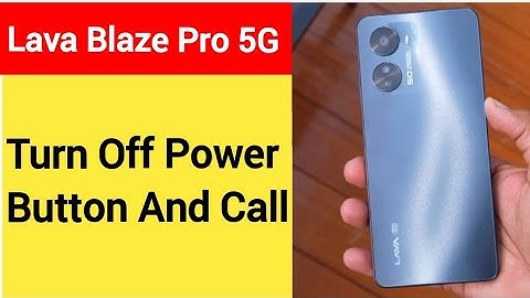 How to turn off power button and call, Lava Blaze Pro 5G me power button and call off kaise karen