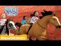 Lucky and spirit to the rescue  spirit riding free  netflix