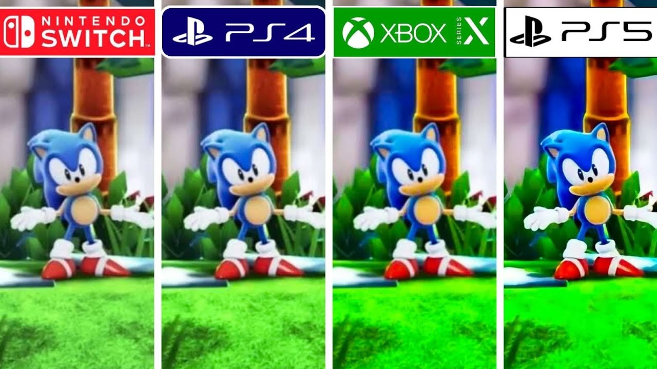 Sonic Superstars PS4 vs PS5 vs Xbox Series X vs Nintendo Switch Graphics  Comparison 