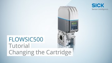Tutorial: Change the cartridge of the FLOWSIC500 gas meter | SICK AG