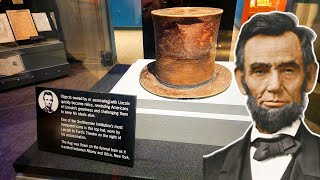 ABRAHAM LINCOLN Assassination Hat | President & FIRST LADY Wing of SMITHSONIAN