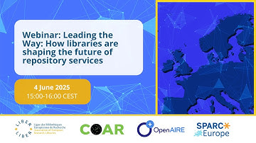 Leading the Way: How libraries are shaping the future of repository services