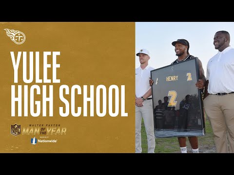 Derrick Henry Goes Back to Help Yulee High School | Walter Payton Man of the Year