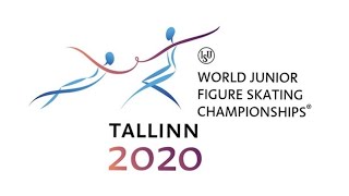 Junior World Championships 2020.Second practice day.Daria Usacheva.Short program.Fancam