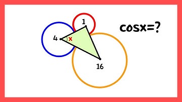Three circles A, B, and C touch each other externally. #sat #act #trigonometry#math#digitalsat