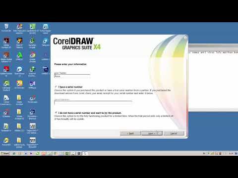 Tutorial Install CorelDraw X4 Link ada D deskripsi