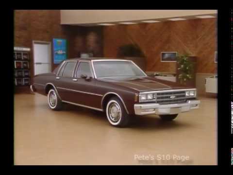 1985 Chevrolet Caprice & Impala Dealer Sales Training