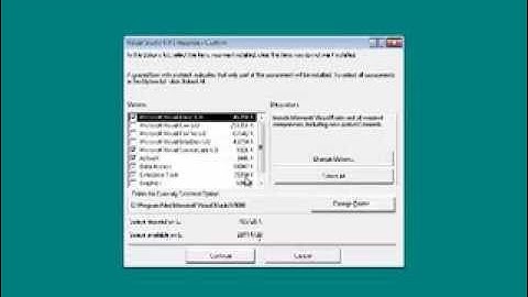 setup visual basic 6.0