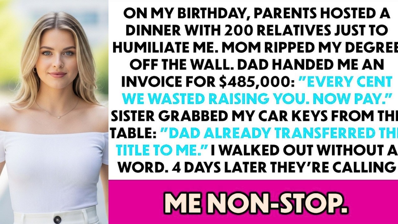 My Parents Demanded $485K for My Upbringing—Now They’re Blowing Up My Phone