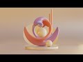 C4d style abstract design in Blender || Blender 2.92 timelapse